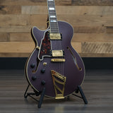 Deluxe SS - Semihollow Single Cutaway w/ Hardshell Case - Matte Purple