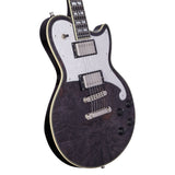 Deluxe Atlantic Custom Shop - Offset Solidbody w/ Hardshell Case - One of a Kind - Trans Black