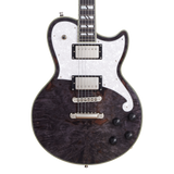 Deluxe Atlantic Custom Shop - Offset Solidbody w/ Hardshell Case - One of a Kind - Trans Black