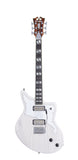 Deluxe Bedford Custom Shop - Offset Solidbody w/ Hardshell Case - One of a Kind - Whitewash