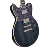 Deluxe Brighton Custom Shop - Solidbody Double Cutaway w/ Hardshell Case - One of a Kind - Blue Burst