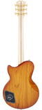 Deluxe Atlantic Custom Shop - Solidbody Single Cutaway w/ Hardshell Case - One of a Kind - Iced Tea Burst