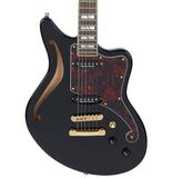 Deluxe Bedford SH - Offset Semihollow with Hardshell Case - Manufacturer's Sample - One of a Kind - Black