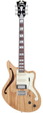 Deluxe Bedford SH - Offset Semihollow w/ w/ Hardshell Case - Artist Sample - One of a Kind - Swamp Ash Natural