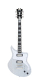 Deluxe Bedford LE - Offset Solidbody with Mini Humbuckers w/ Hardshell Case - Manufacturer's Sample - One of a Kind - Satin White Wash