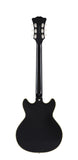 Excel Mini DC Tour - Semihollow Double Cutaway w/ Gig Bag - Manufacturer's Sample - One of a Kind - Solid Black