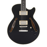 Excel SS Tour - Semihollow Single Cutaway w/ Gig Bag- Manufacturer's Sample - One of a Kind - Solid Black