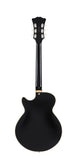 Excel SS Tour - Semihollow Single Cutaway w/ Gig Bag- Manufacturer's Sample - One of a Kind - Solid Black