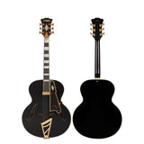 Excel Style B Throwback - Archtop Hollowbody w/ Hardshell Case - Manufacturer's Sample - One of a Kind - Black