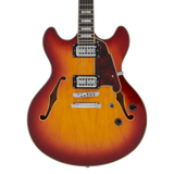 Premier DC XT - Semihollow Double Cutaway w/ Gig Bag - Showroom Sample - Iced Tea Burst