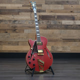 Deluxe SS - Semihollow Single Cutaway w/ Hardshell Case - Matte Cherry