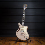 Deluxe Bedford SH - Offset Semihollow Single Cutaway w/ Hardshell Case - Showroom Sample - Desert Gold