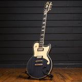 Deluxe Atlantic LE - Single Cutaway Solidbody w/ Mini-Humbuckers with Hardshell Case - Manufacturer's Sample - One of a Kind - Satin Black Wash