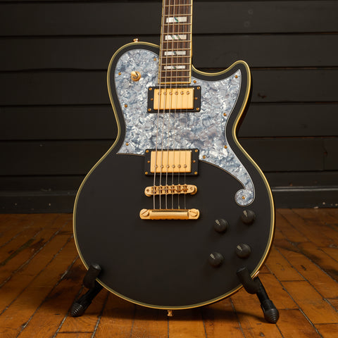 Deluxe Atlantic Baritone - Single Cutaway Solidbody Baritone Guitar w/ Hardshell Case - Manufacturer's Sample - One of a Kind - Matte Stone