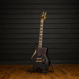 Deluxe Bedford SH - Offset Semihollow with Hardshell Case - Manufacturer's Sample - One of a Kind - Black