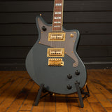 Deluxe Bedford - Offset Solidbody with TV Jones Pickups w/ Hardshell Case - Artist Sample - One Of a Kind - Matte Stone