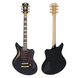 Deluxe Bedford SH - Offset Semihollow with Hardshell Case - Manufacturer's Sample - One of a Kind - Black