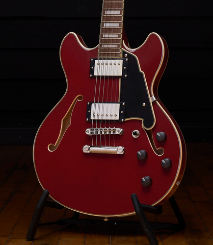Premier Mini DC - Double Cutaway Semi-hollow - Burnt Red - Manufacturer's Sample