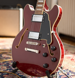 Premier Mini DC - Double Cutaway Semi-hollow - Burnt Red - Manufacturer's Sample
