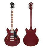 Premier Mini DC - Double Cutaway Semi-hollow - Burnt Red - Manufacturer's Sample