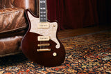 Deluxe Bedford Custom Shop - Offset Solidbody w/ Hardshell Case - One of a Kind - Walnut