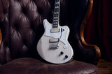 Deluxe Bedford Custom Shop - Offset Solidbody w/ Hardshell Case - One of a Kind - Whitewash